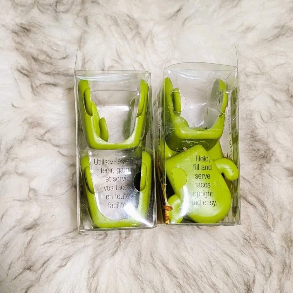 Cactus Taco Holders Two Sets of 4 Joie New Taco Tuesday Fiesta